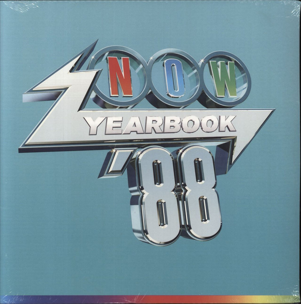 Now That's What I Call Music Now Yearbook '88 - Blue Vinyl UK 3-LP vinyl record set (Triple LP Album) LPYBNOW88