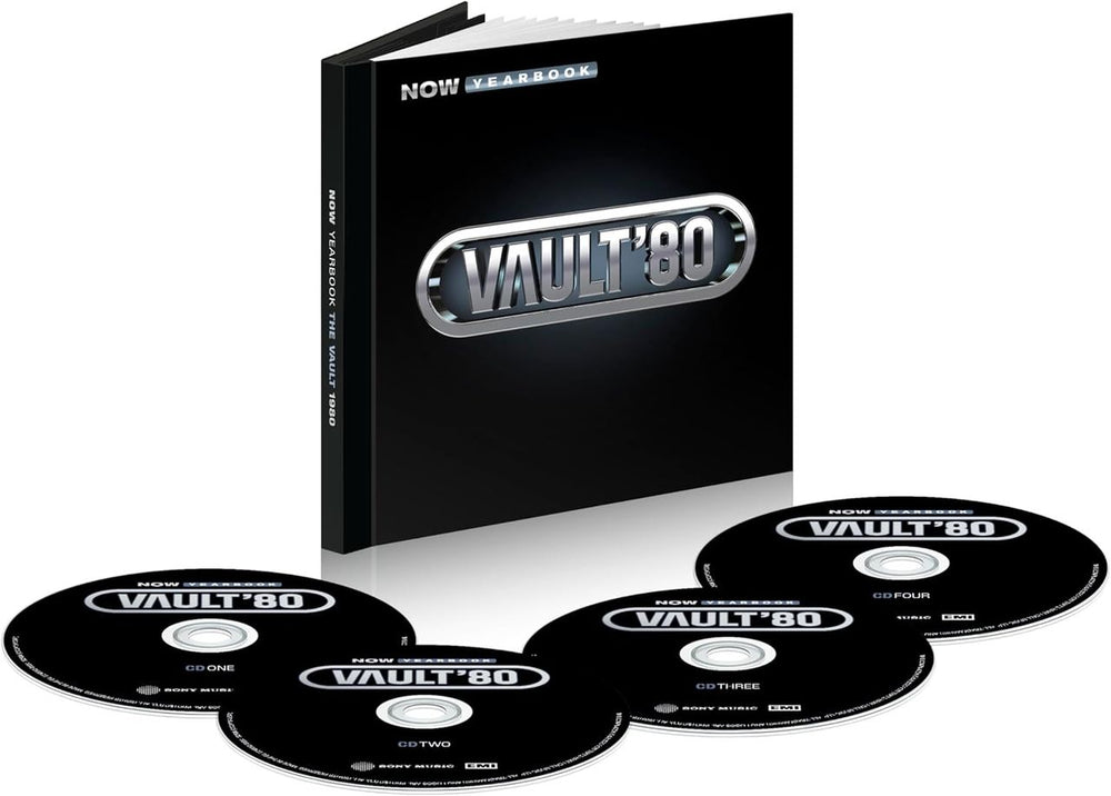 Now That's What I Call Music NOW Yearbook | The Vault 1980 - Deluxe Hardcover Edition - Sealed UK 4-CD album set CDYBVXNOW80