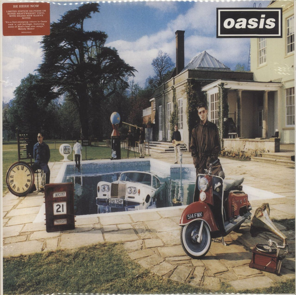 Oasis Be Here Now [2009] - Sealed UK 2-LP vinyl record set (Double LP Album) RKIDLP008X