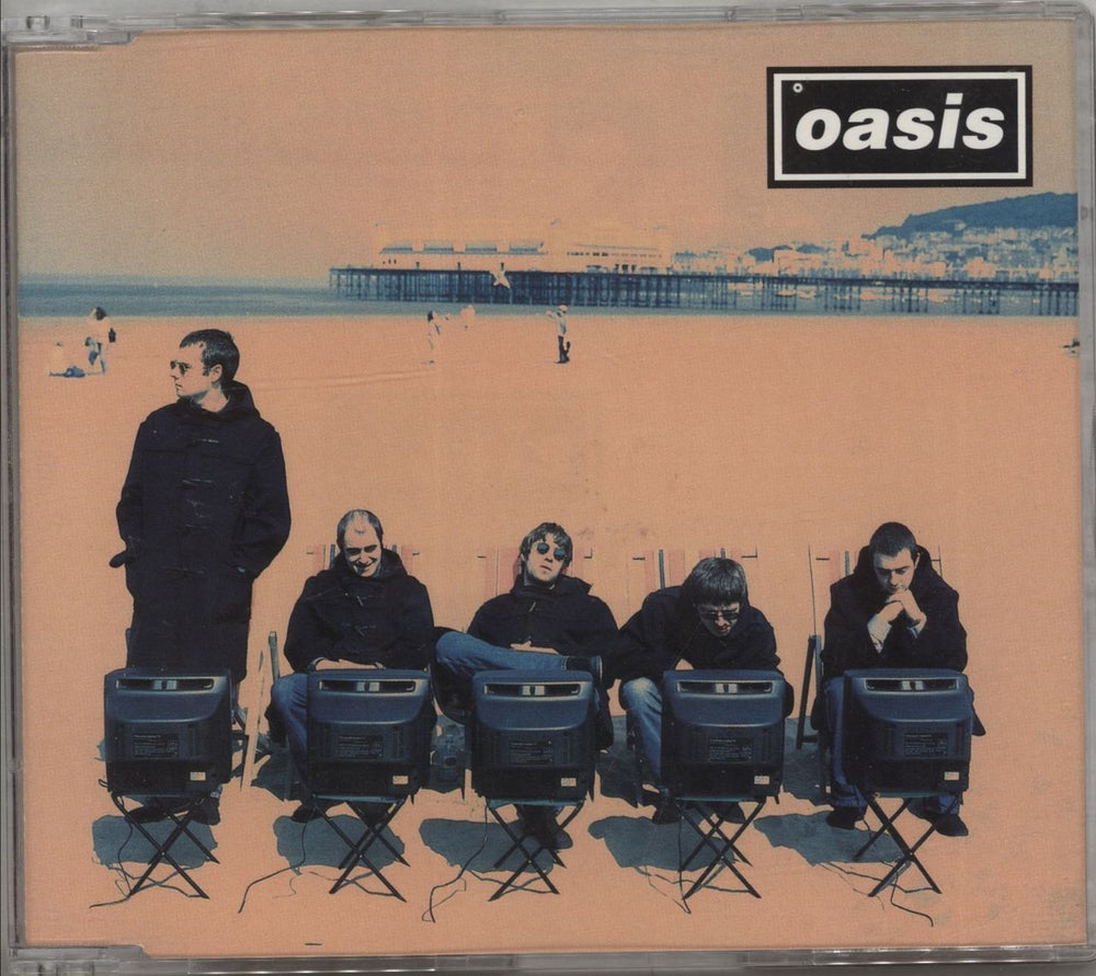 Oasis Roll With It UK Promo CD single (CD5 / 5") CRESCD212P