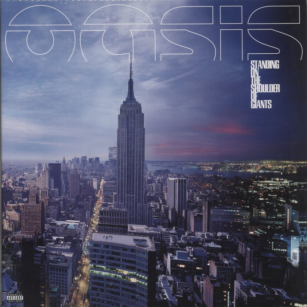 Oasis Standing On The Shoulders Of Giants - Blue/Purple Marble Vinyl - Sealed UK vinyl LP album (LP record) RKIDLP002