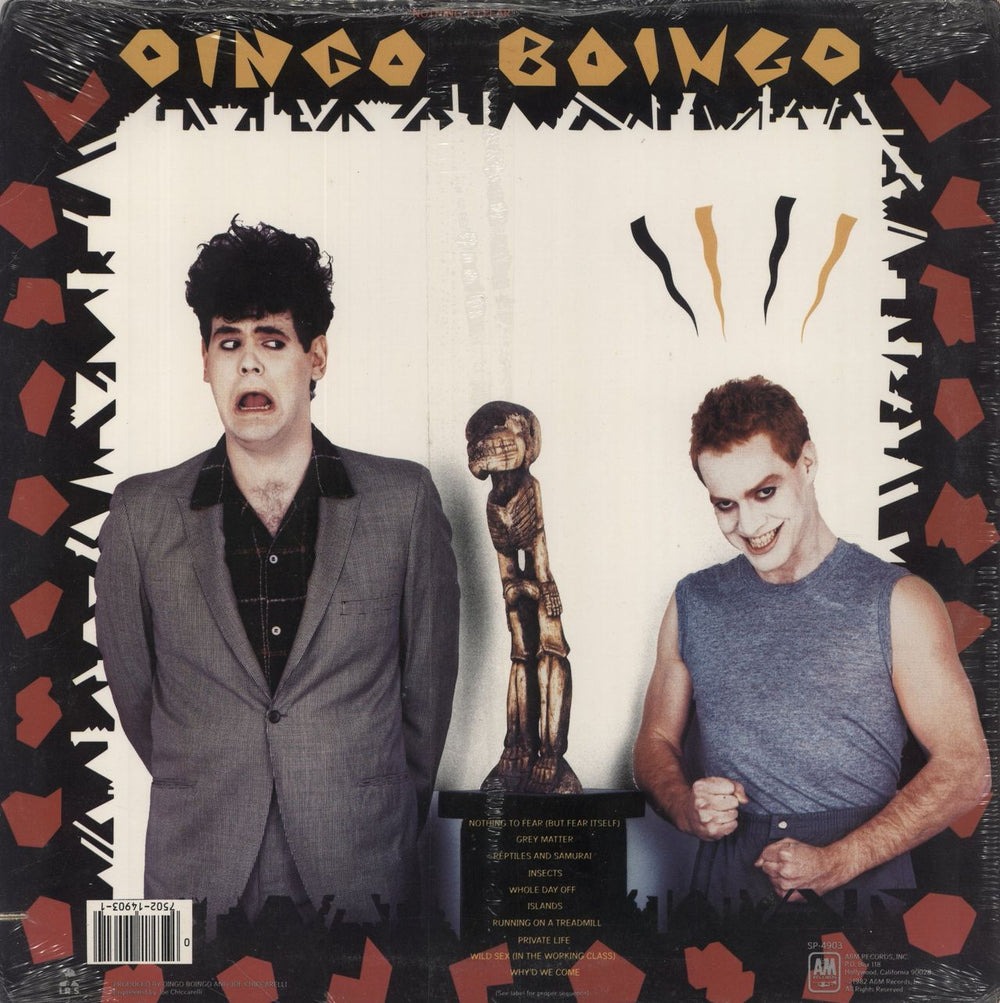 Oingo Boingo Nothing To Fear - Sealed US vinyl LP album (LP record)