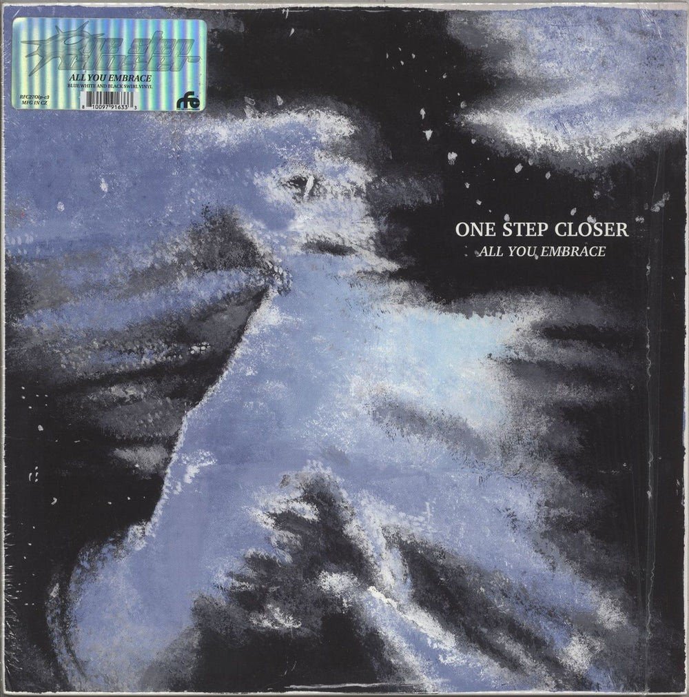 One Step Closer All You Embrace - Blue/White/Black Swirl Vinyl - Shrink US vinyl LP album (LP record) RFC270