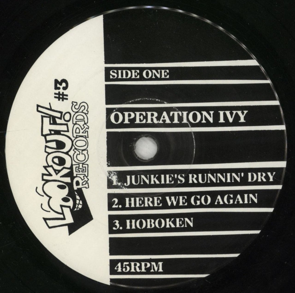 Operation Ivy Hectic E.P. US 7" vinyl single (7 inch record / 45) OIE07HE783832