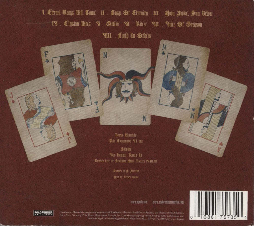 Opeth Pale Communion UK 2-disc CD/DVD set 016861757359