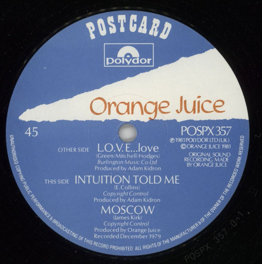 Orange Juice Love...Love UK 12" vinyl single (12 inch record / Maxi-single) ORJ12LO33054