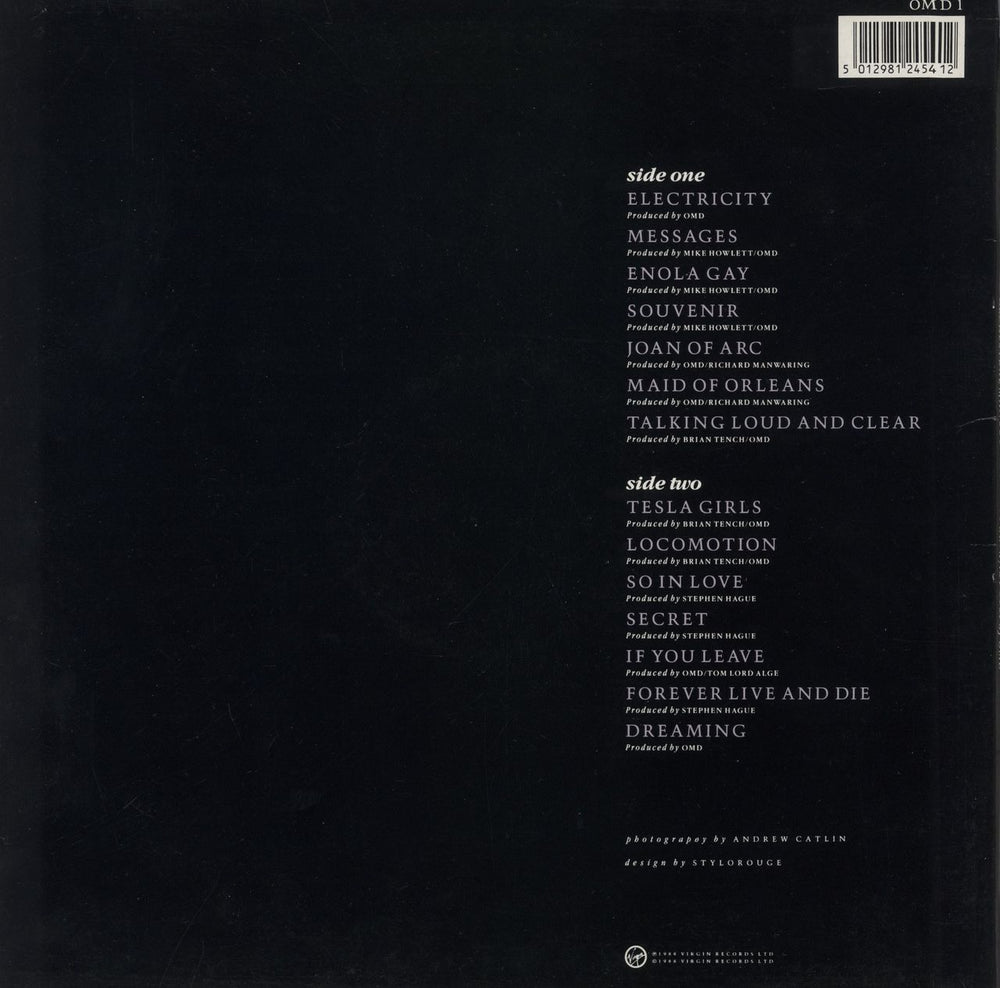 Orchestral Manoeuvres In The Dark The Best Of OMD - EX UK vinyl LP album (LP record) 5012981245412