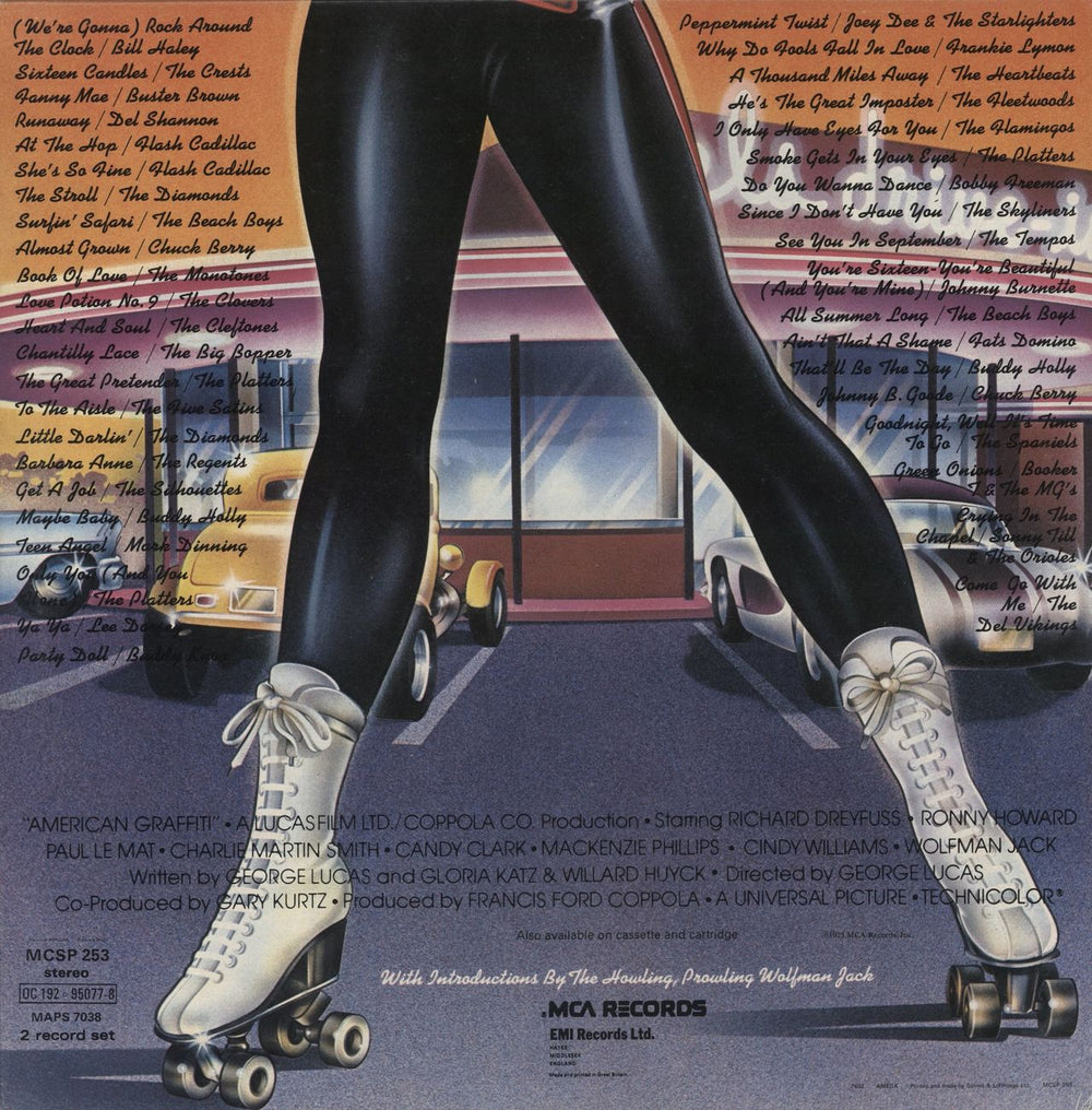 Original Soundtrack American Graffiti UK 2-LP vinyl record set (Double LP Album)