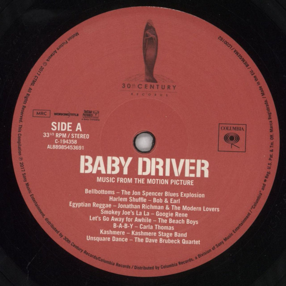 Original Soundtrack Baby Driver - EX UK 2-LP vinyl record set (Double LP Album) OST2LBA822296