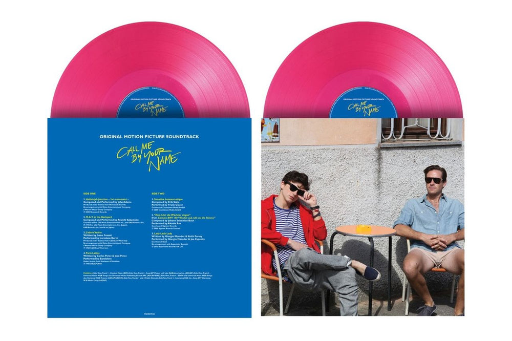 Original Soundtrack Call Me By Your Name - Translucent Pink Vinyl 