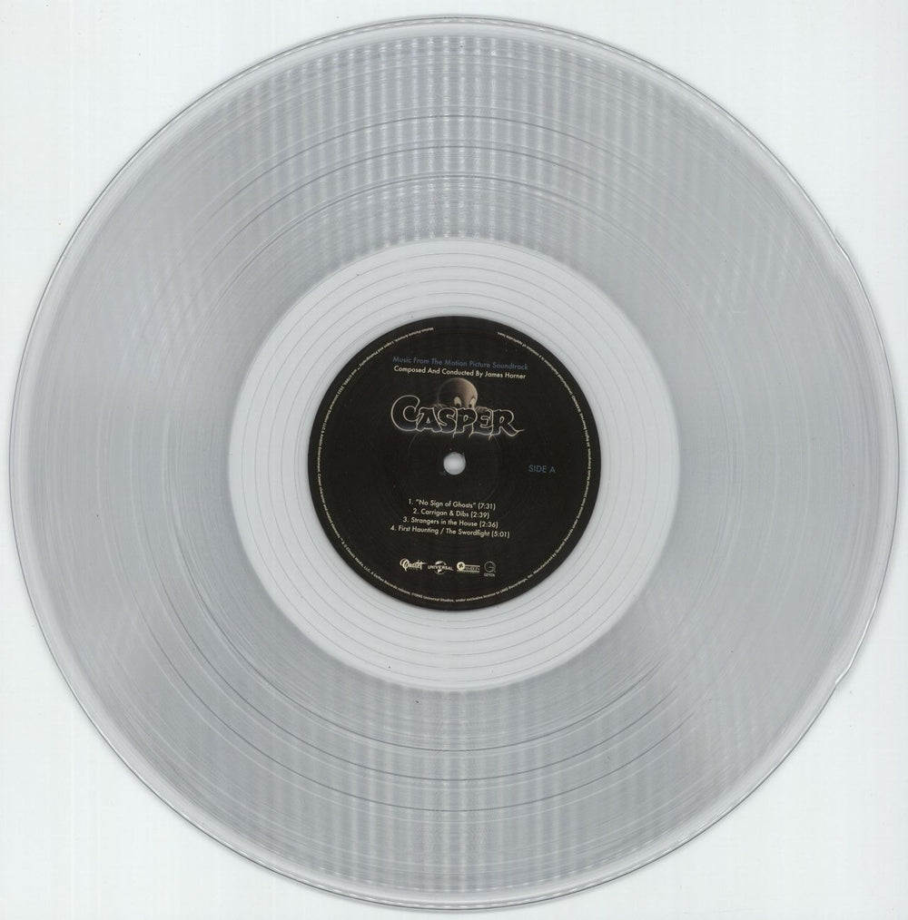 Original Soundtrack Casper - Ultra Clear Vinyl UK 2-LP vinyl record set (Double LP Album) OST2LCA869147
