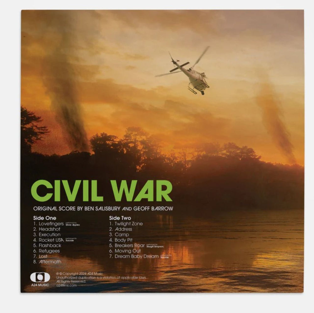 Original Soundtrack Civil War OST - 180 Gram Vinyl - Sealed UK vinyl LP album (LP record) OSTLPCI860281