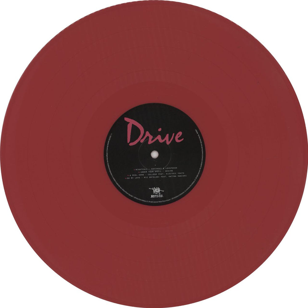 Original Soundtrack Drive - Pink Vinyl UK 2-LP vinyl record set (Double LP Album) OST2LDR762176