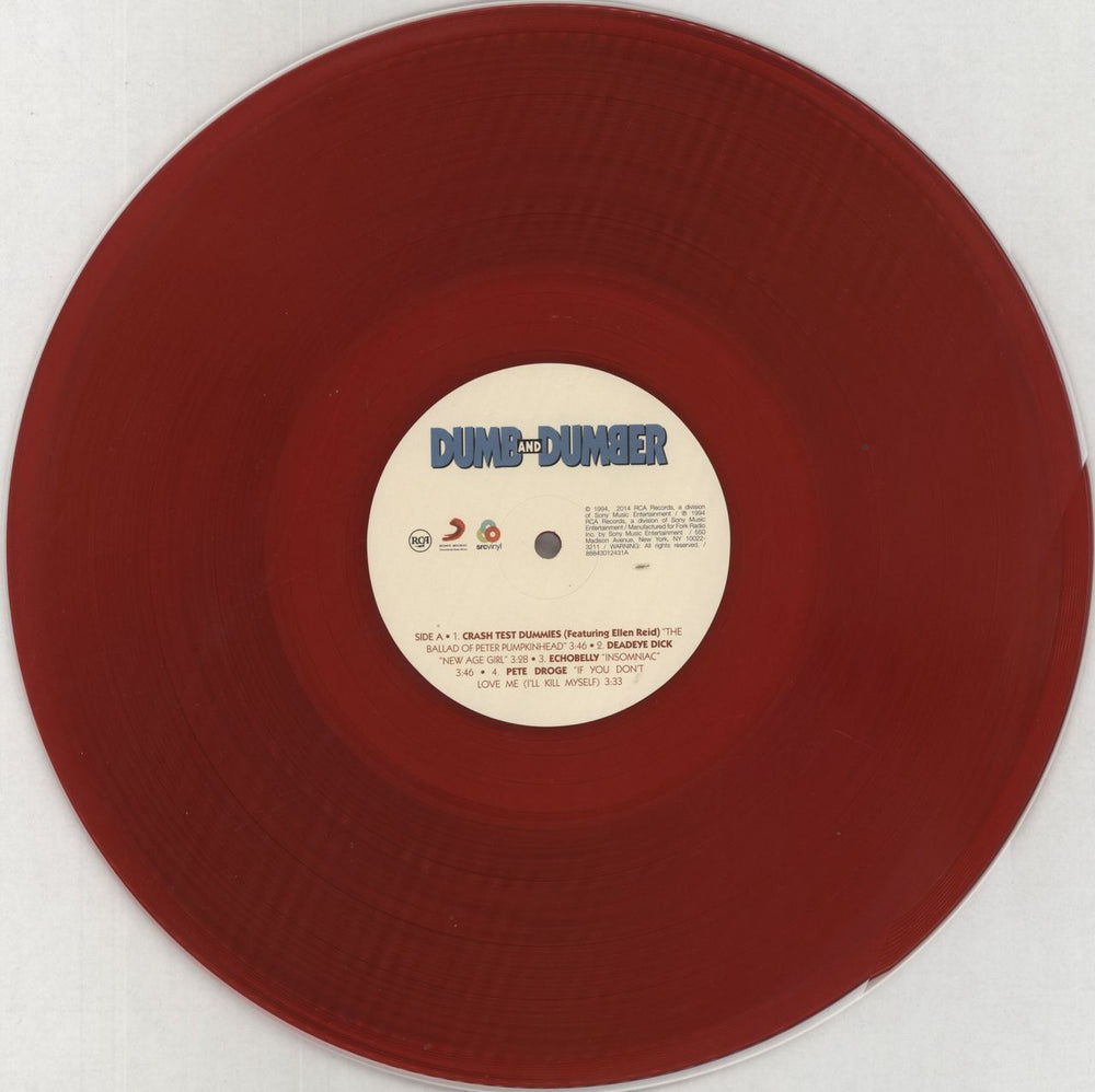 Original Soundtrack Dumb And Dumber - Red Vinyl US 2-LP vinyl record set (Double LP Album) OST2LDU857048