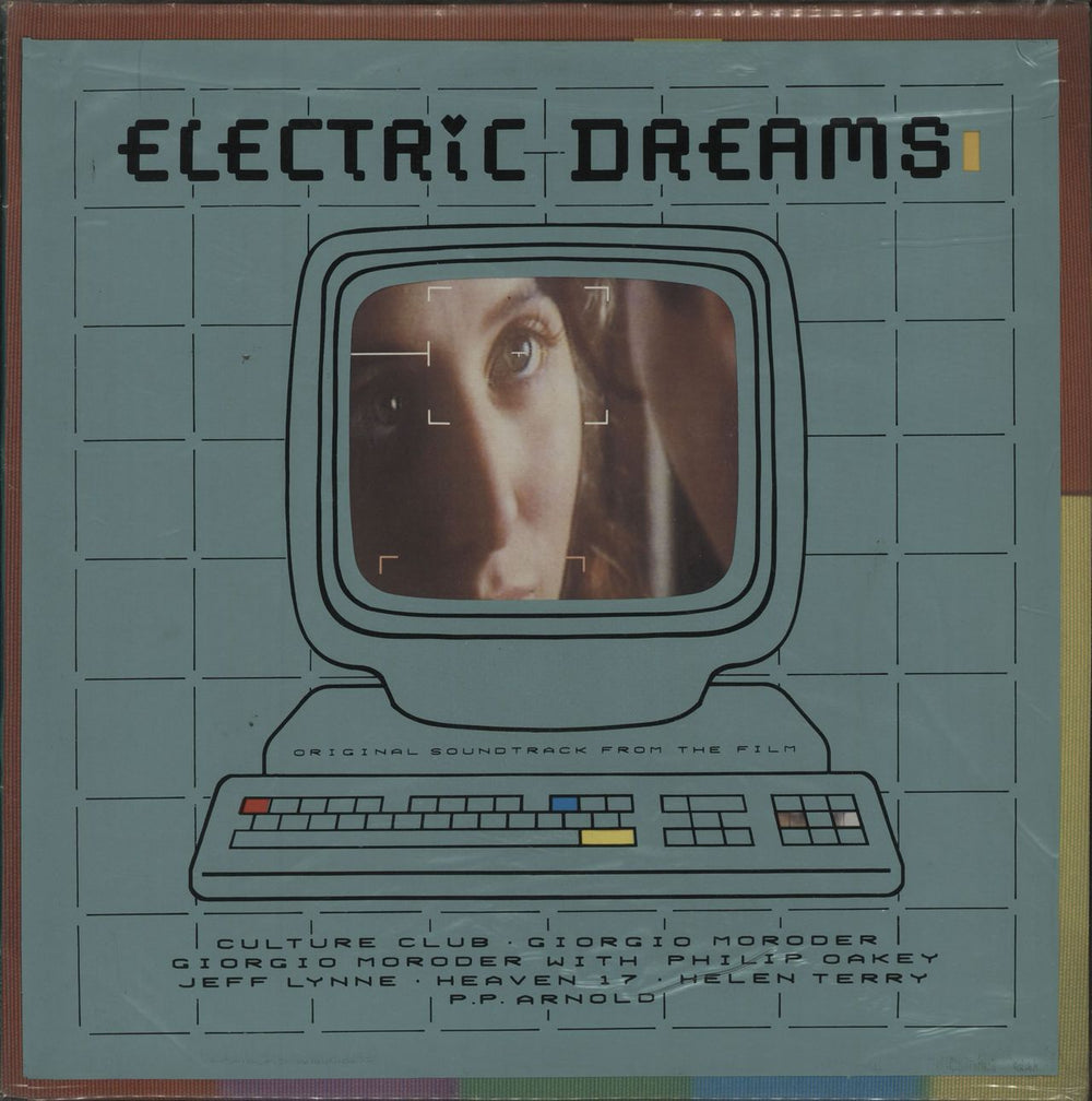 Original Soundtrack Electric Dreams + PVC Outer - EX UK vinyl LP album (LP record) V2318