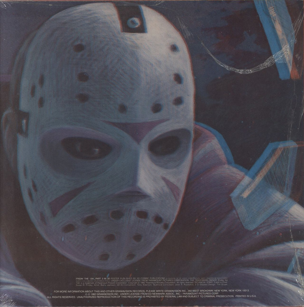 Original Soundtrack Friday The 13th, Part I, II, & III US vinyl LP album (LP record)