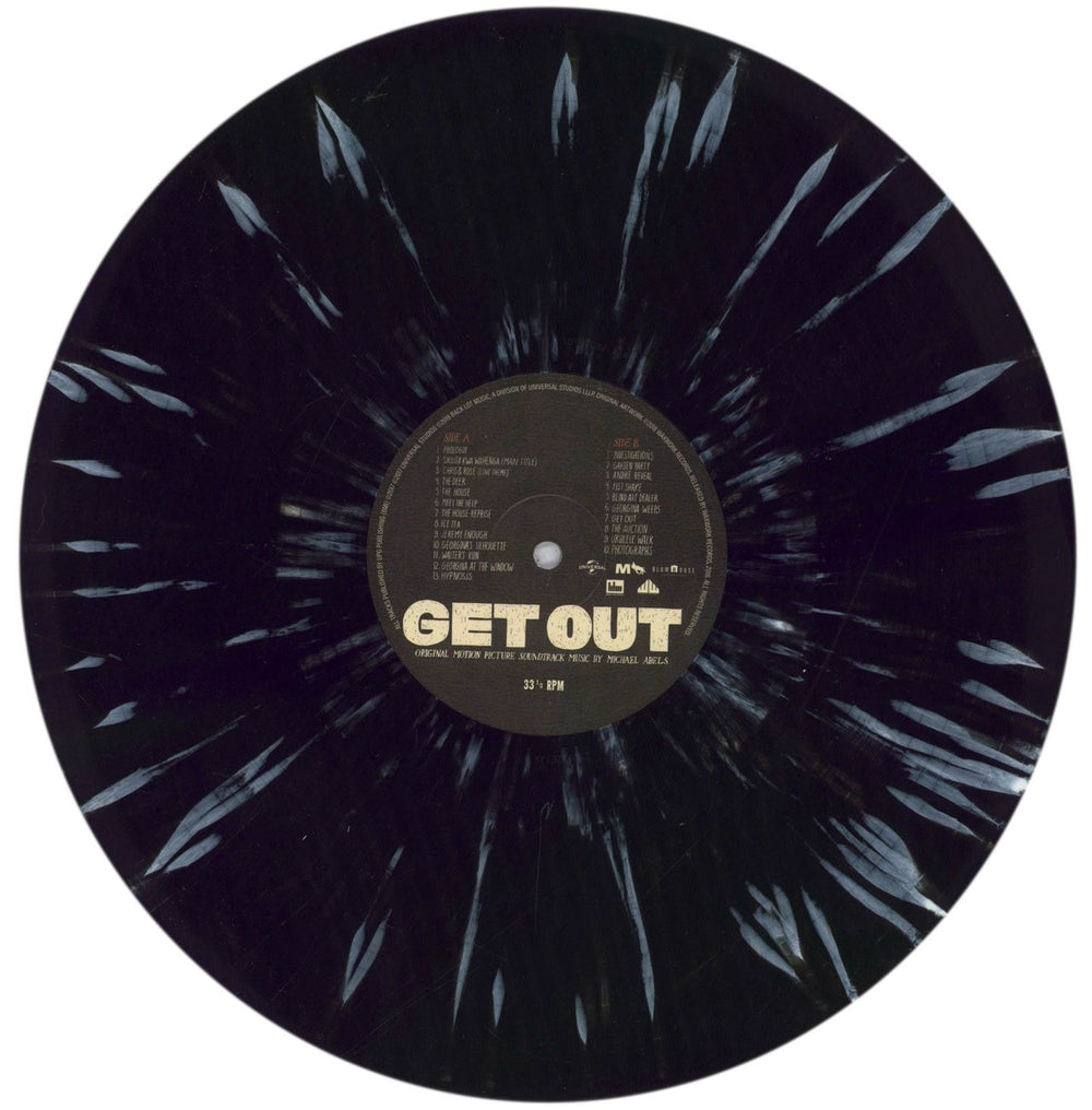 Original Soundtrack Get Out - Black with White Splatter Vinyl US 2-LP vinyl record set (Double LP Album) OST2LGE844774