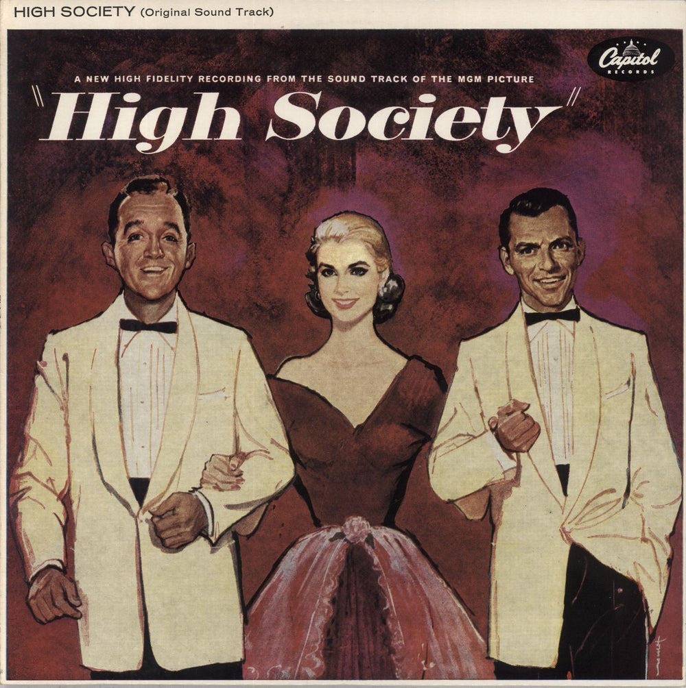 Original Soundtrack High Society - purple label UK vinyl LP album (LP record) SLCT6116