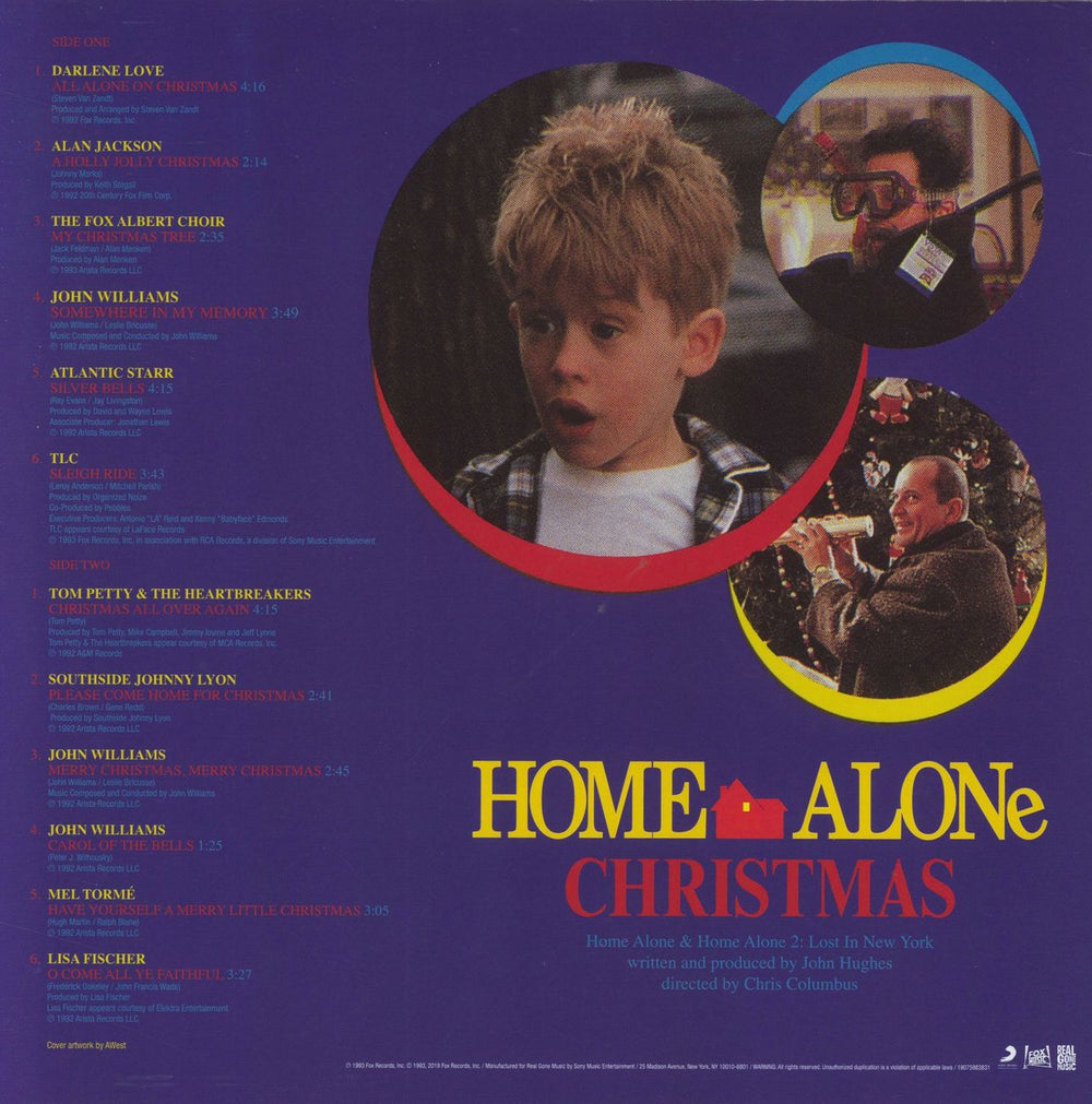 Original Soundtrack Home Alone Christmas - Clear, Green & Red Swirl Vinyl US vinyl LP album (LP record)