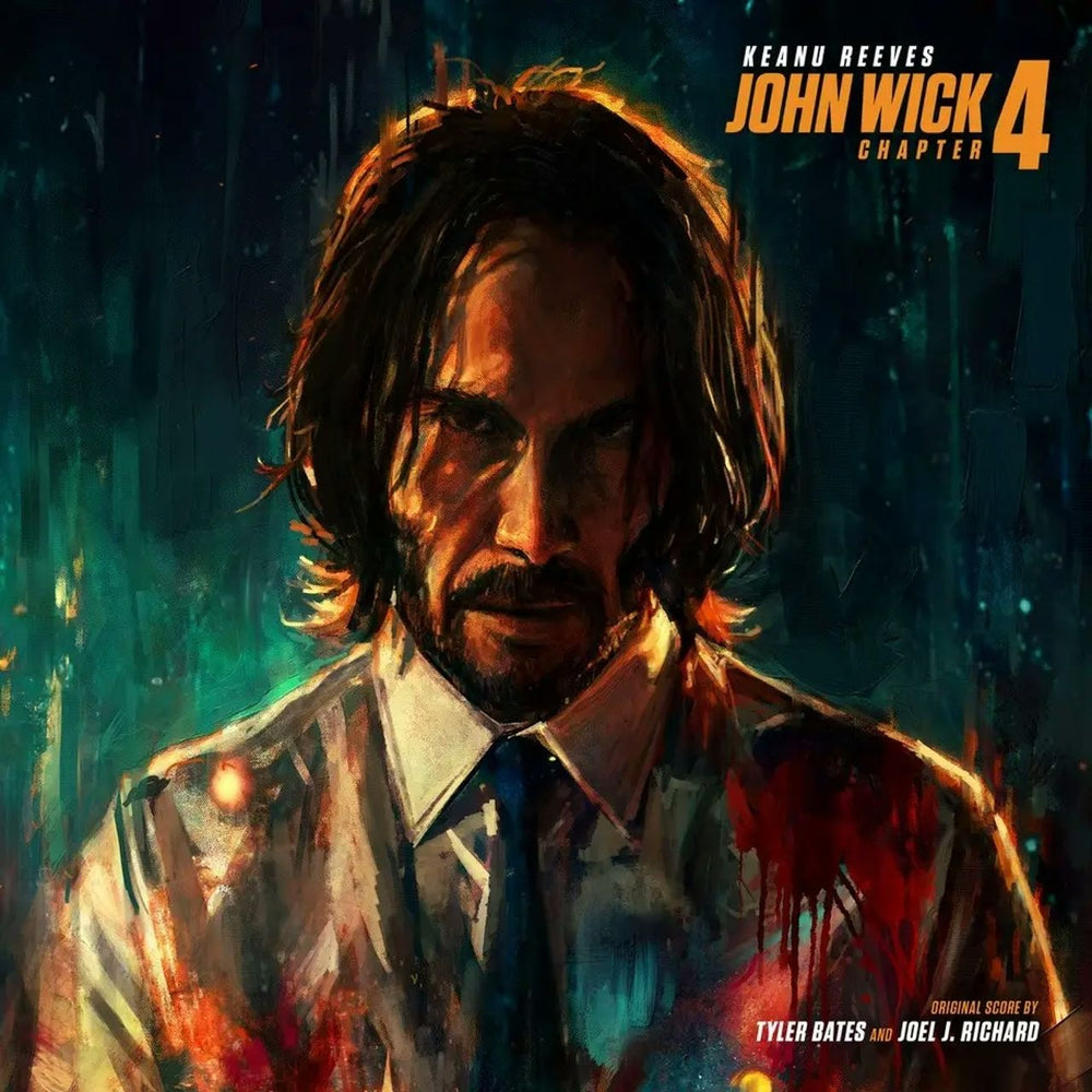 Original Soundtrack John Wick Chapter 4 - Transparent Orange Vinyl - Sealed UK 2-LP vinyl record set (Double LP Album) OST2LJO823949