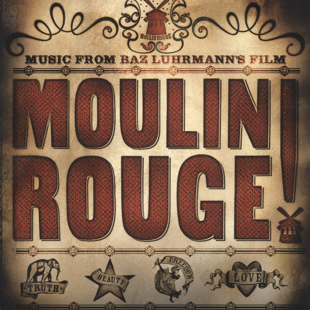 Original Soundtrack Moulin Rouge - 180gm UK 2-LP vinyl record set (Double LP Album) 00602557906172