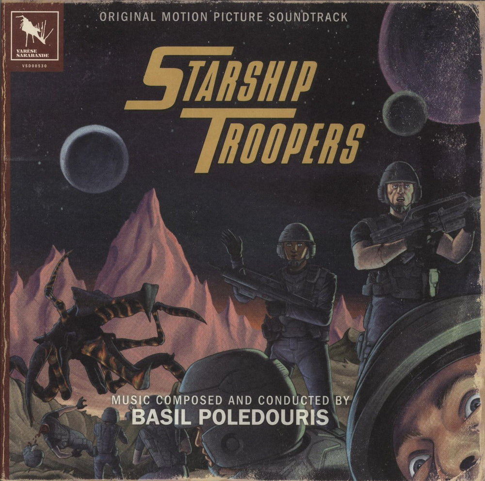 Original Soundtrack Starship Troopers [Original Motion Picture Soundtrack] US 2-LP vinyl record set (Double LP Album) VSD00530