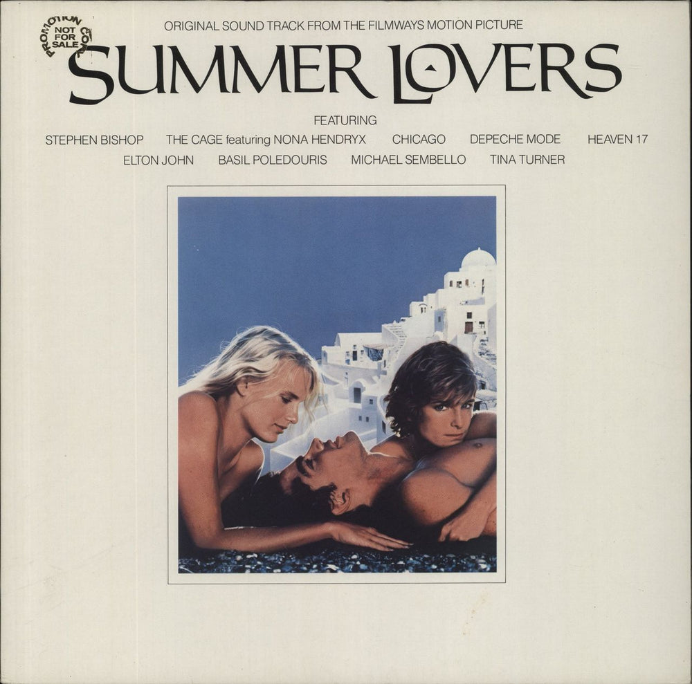 Original Soundtrack Summer Lovers - Promo Stamped German vinyl LP album (LP record) WBK57020