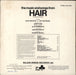 Original Soundtrack The Music And Songs From Hair Australian vinyl LP album (LP record)