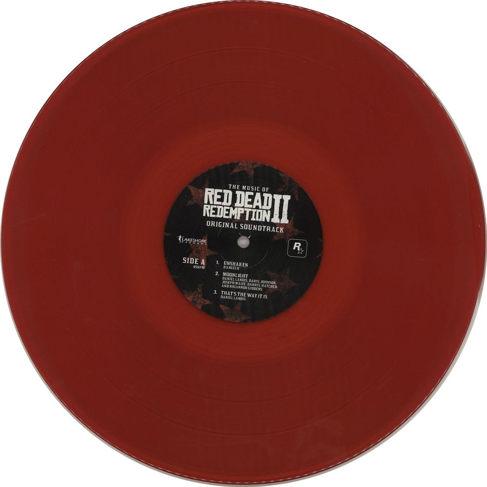 Original Soundtrack The Music Of Red Dead Redemption II  (Original Soundtrack)- Red vinyl US 2-LP vinyl record set (Double LP Album) OST2LTH752517