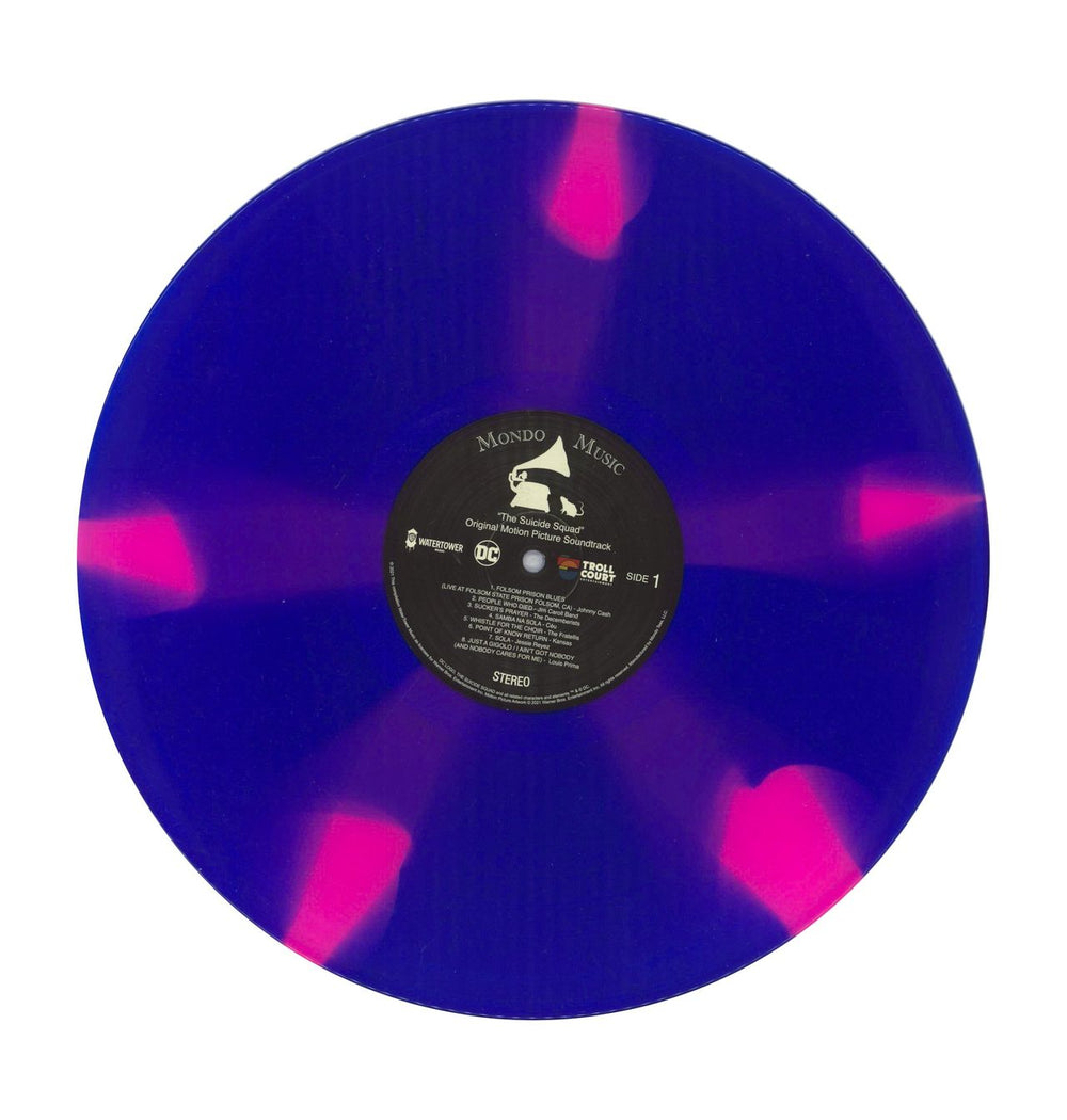 Original Soundtrack The Suicide Squad - Starfish [Blue With Pink Stripes] Vinyl US vinyl LP album (LP record) OSTLPTH845026