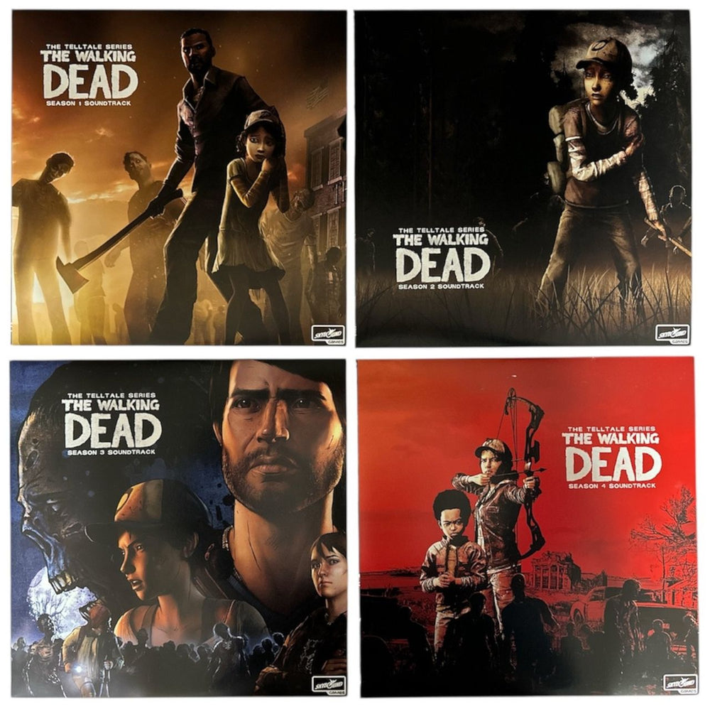 Original Soundtrack The Telltales Series - The Walking Dead (Soundtrack Collection) - Yellow Vinyl US 4-LP vinyl album record set OST4LTH881656