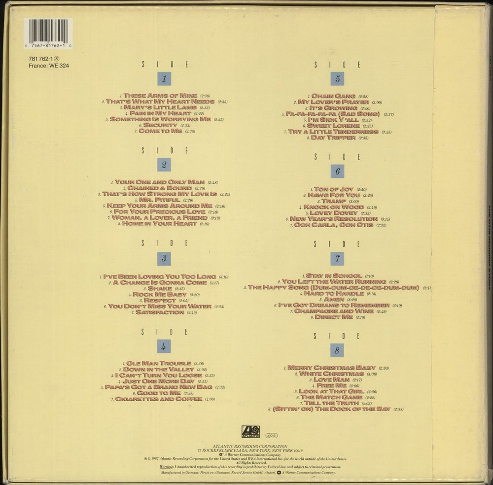 Otis Redding The Otis Redding Story German Vinyl Box Set 075678176210