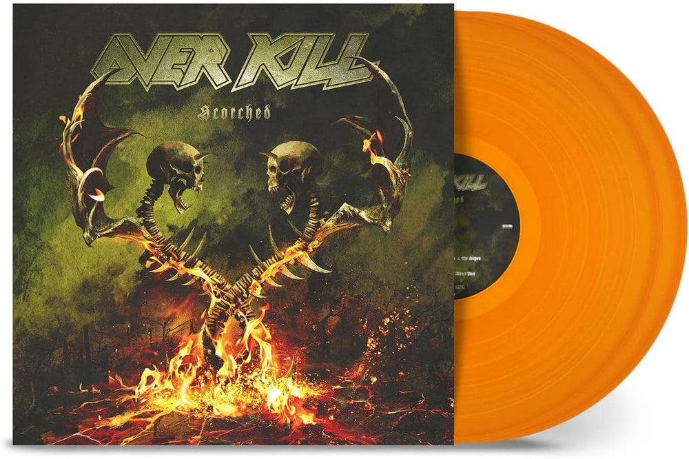 Overkill Scorched - Orange Vinyl - Sealed UK 2-LP vinyl record set (Double LP Album) NBR69574