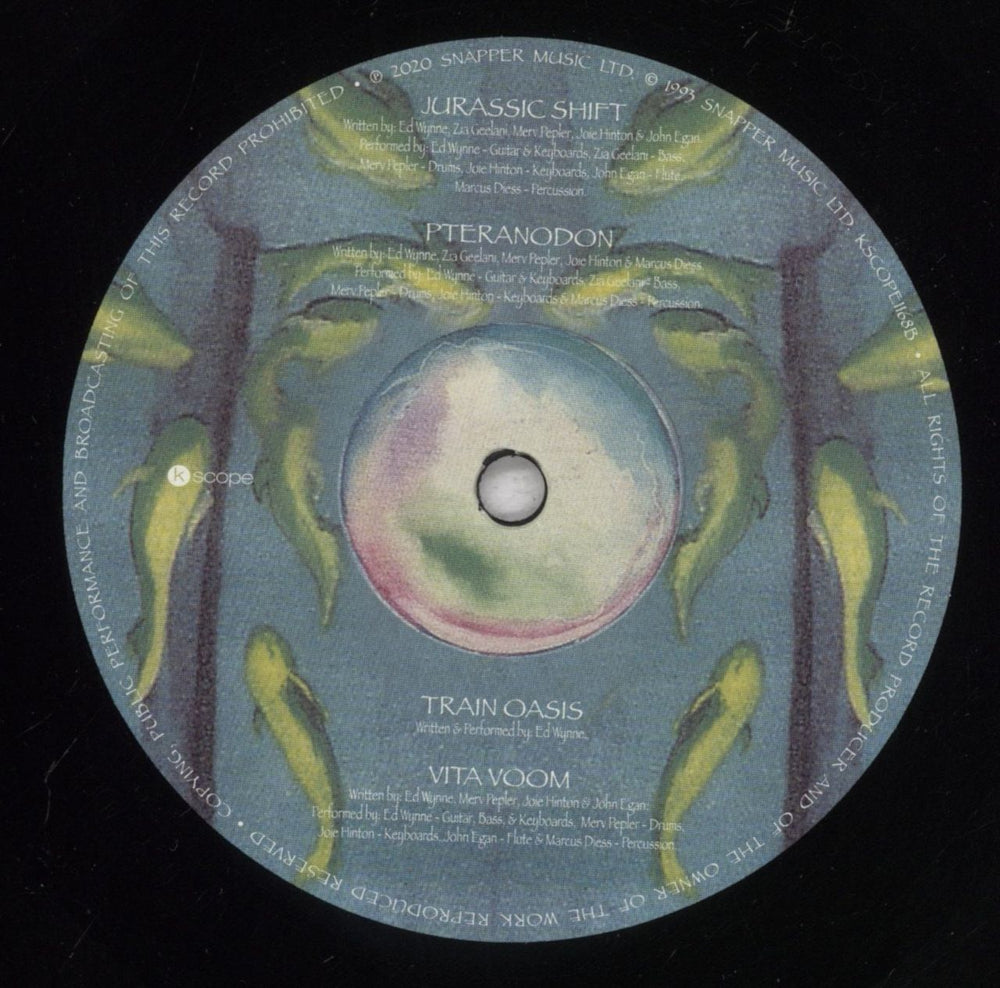 Ozric Tentacles Jurassic Shift UK vinyl LP album (LP record) OZRLPJU834734