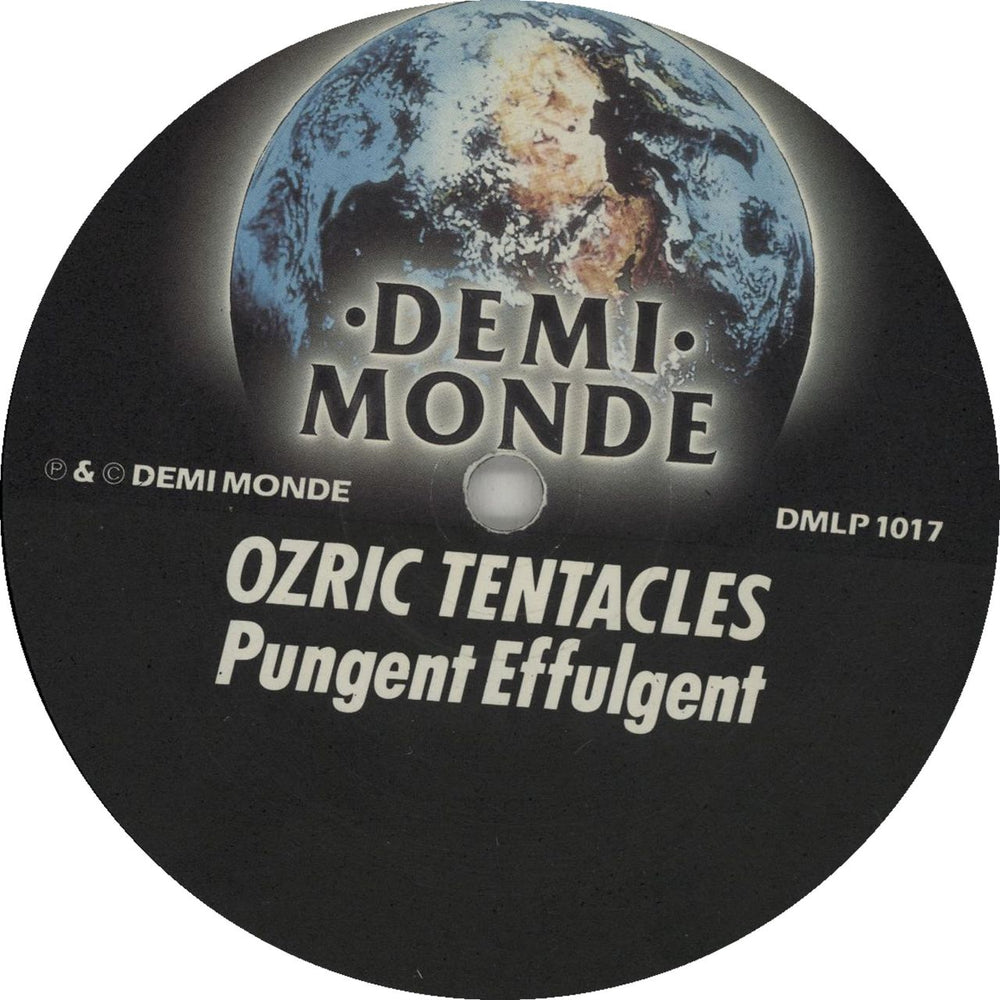 Ozric Tentacles Pungent Effulgent - 1st UK vinyl LP album (LP record) 5017046010172
