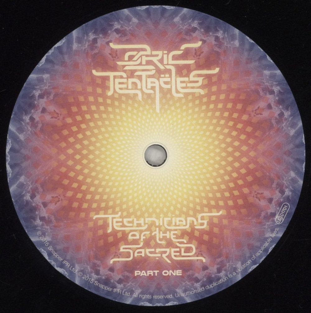 Ozric Tentacles Technicians of the Sacred - 180gm UK 2-LP vinyl record set (Double LP Album) OZR2LTE854677