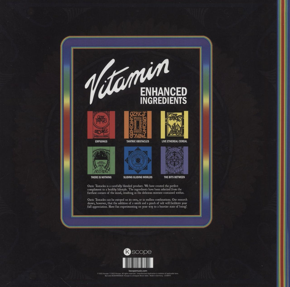 Ozric Tentacles Vitamin Enhanced UK box set 802644856629