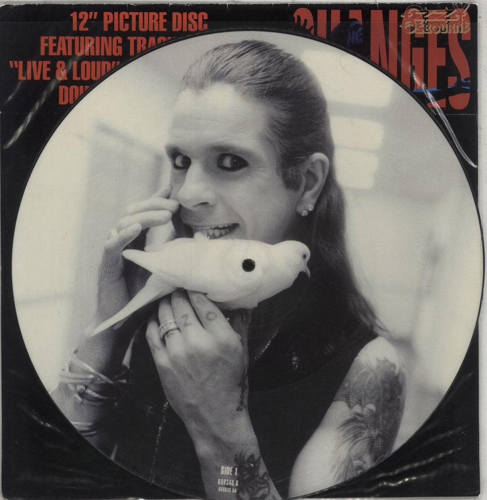 Ozzy Osbourne Changes - VG UK 12" vinyl picture disc (12 inch picture record) 6593406