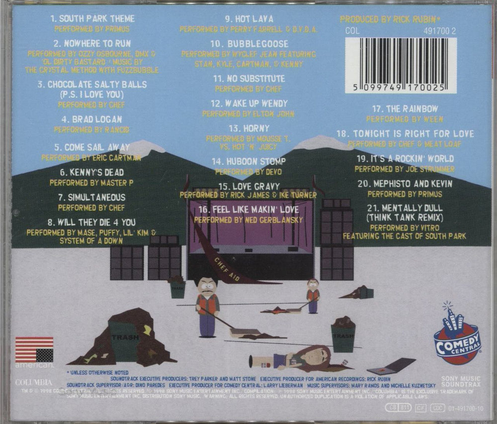 Ozzy Osbourne Chef Aid: The South Park Album Austrian CD album (CDLP) 5099749170025