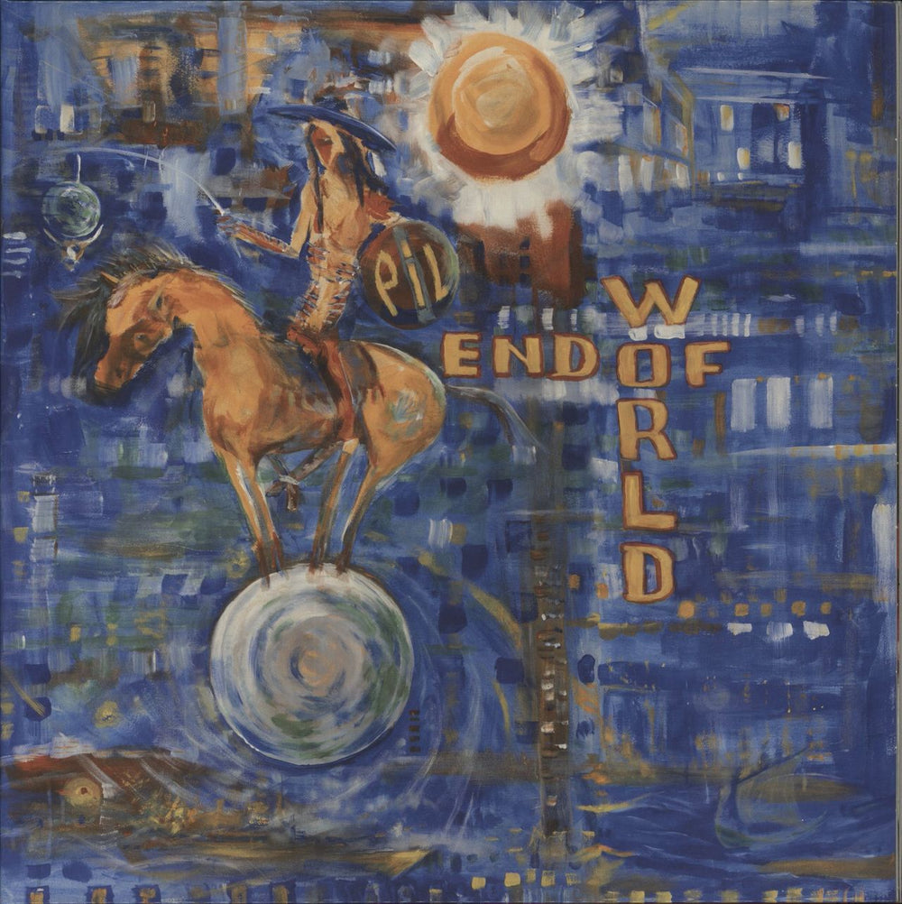 P.I.L. End Of World - Solid White Vinyl UK 2-LP vinyl record set (Double LP Album) PIL009LP