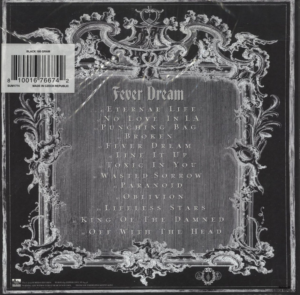 Palaye Royale Fever Dream - 180 Gram Vinyl UK vinyl LP album (LP record) 810016766742