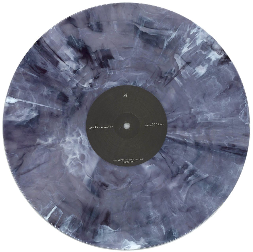 Pale Waves Smitten - Blue Marble Vinyl UK vinyl LP album (LP record) QZLLPSM862903