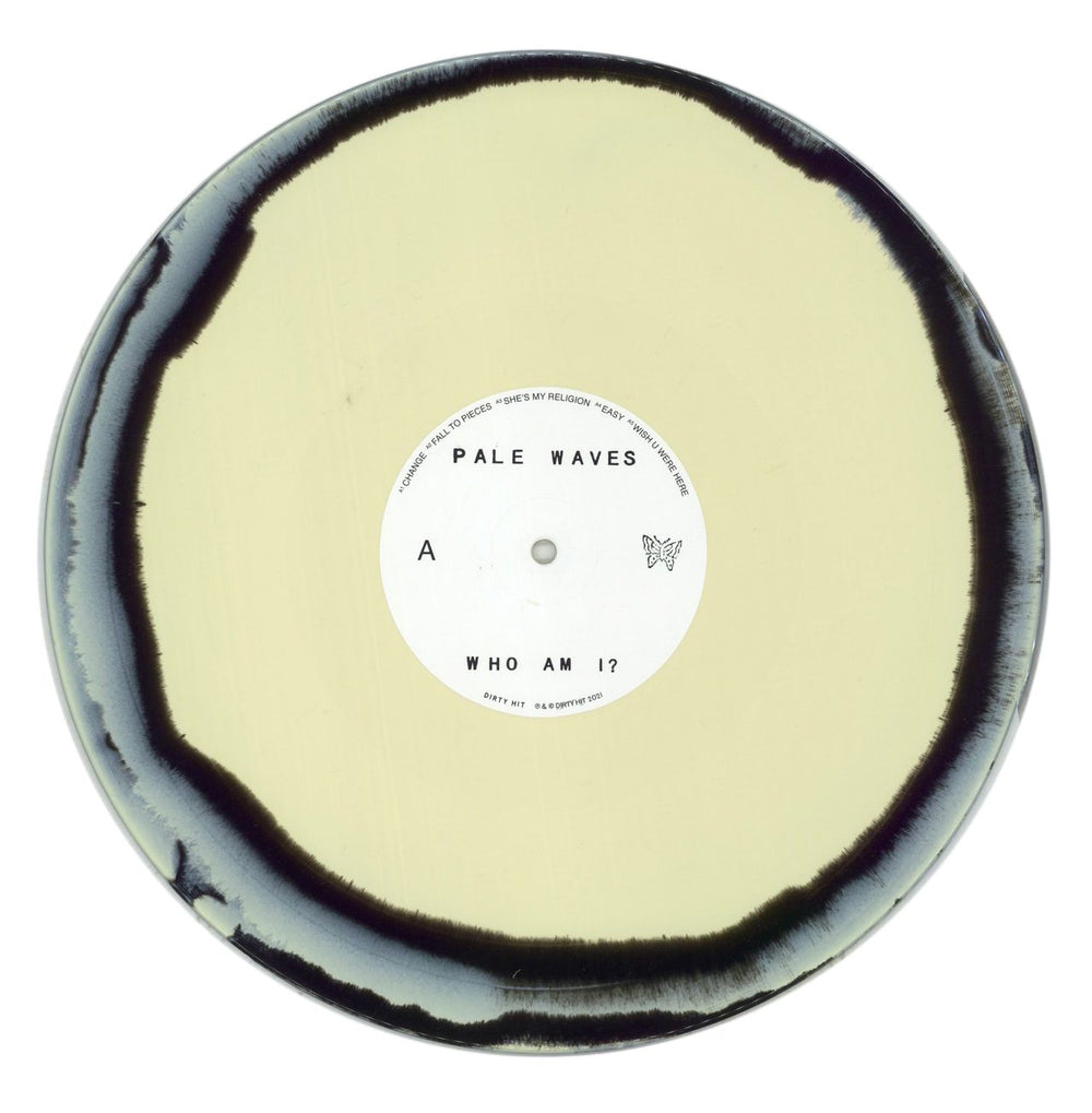 Pale Waves Who Am I? - Black and White Vortex Vinyl + Numbered UK vinyl LP album (LP record) QZLLPWH870210