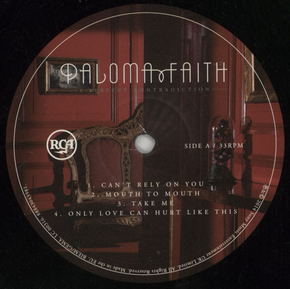 Paloma Faith A Perfect Contradiction UK 2-LP vinyl record set (Double LP Album) PM82LAP628033