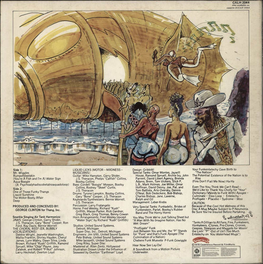 Parliament Motor Booty Affair UK vinyl LP album (LP record)