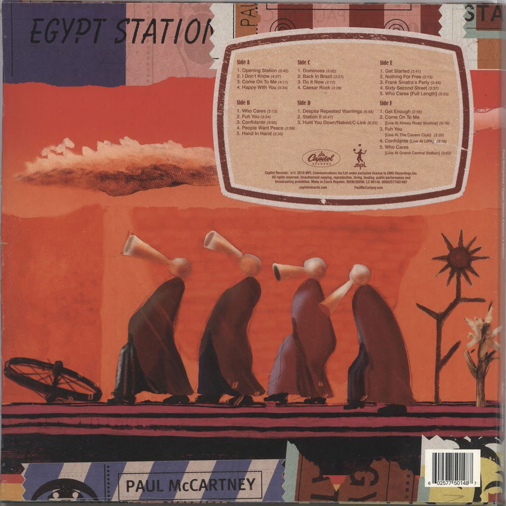 Paul McCartney and Wings Egypt Station: Explorer’s Edition - 180gm Vinyl - Sealed UK 3-LP vinyl record set (Triple LP Album) 602577501487
