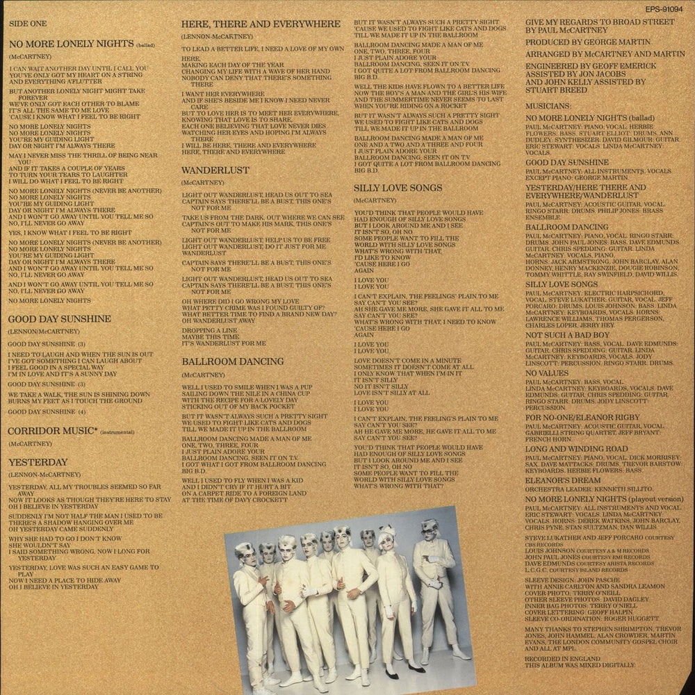 Paul McCartney and Wings Give My Regards To Broad Street + Poster & Obi - EX Japanese vinyl LP album (LP record)