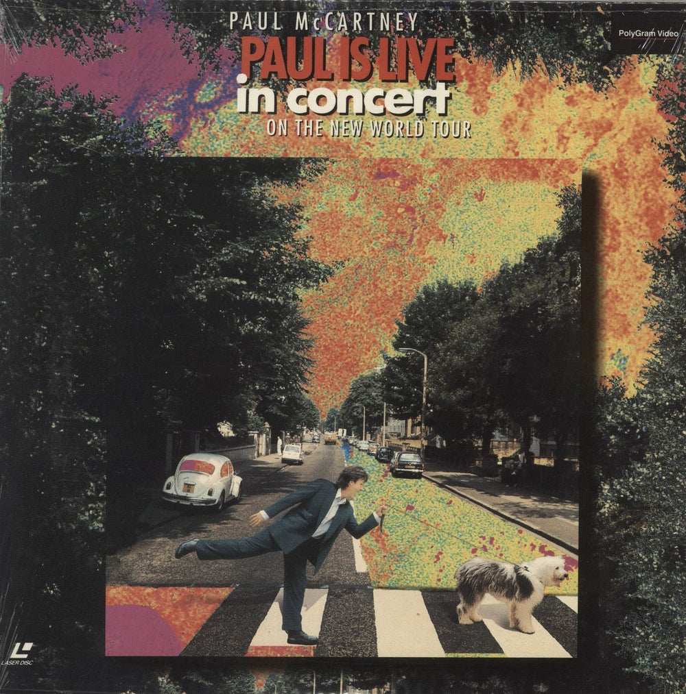 Paul McCartney and Wings Paul Is Live - Shrink US laserdisc / lazerdisc 800630527-1