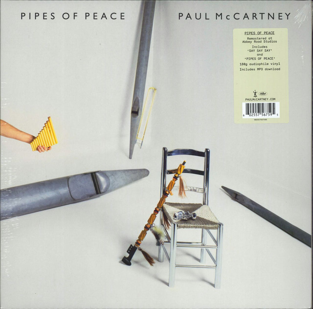 Paul McCartney and Wings Pipes Of Peace - 180gm - Sealed UK vinyl LP album (LP record) 0602557567595