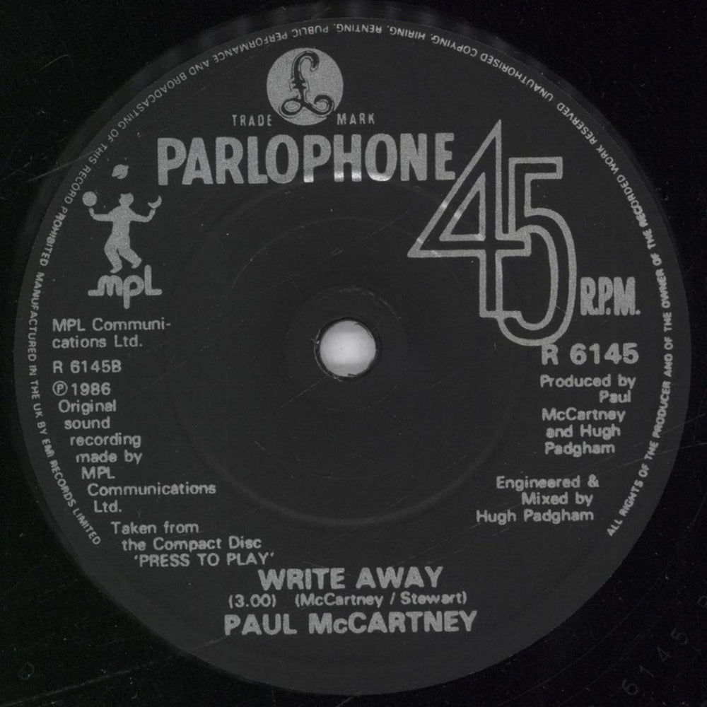 Paul McCartney and Wings Pretty Little Head - EX UK 7" vinyl single (7 inch record / 45) MCC07PR844290